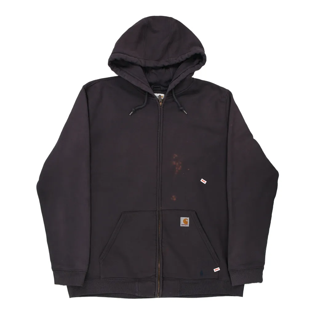 Carhartt Hoodie - XL Black Cotton Blend