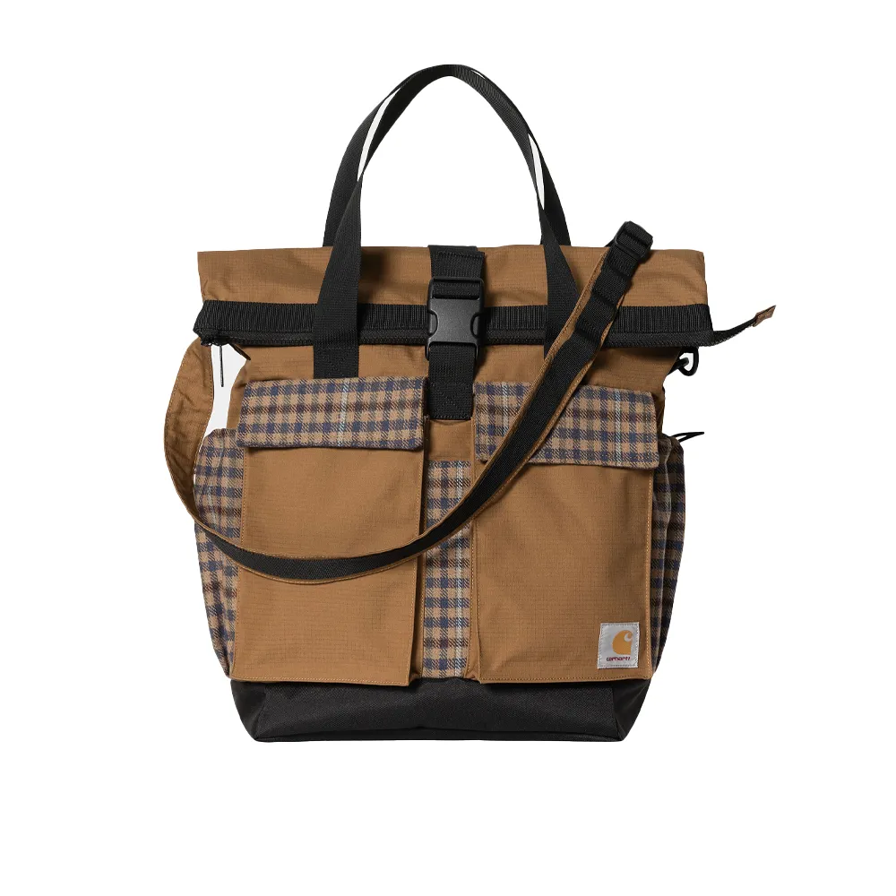 Carhartt Wip Highbury Tote Bag Hamilton Brown / Asher Check / Jasper I030870-03