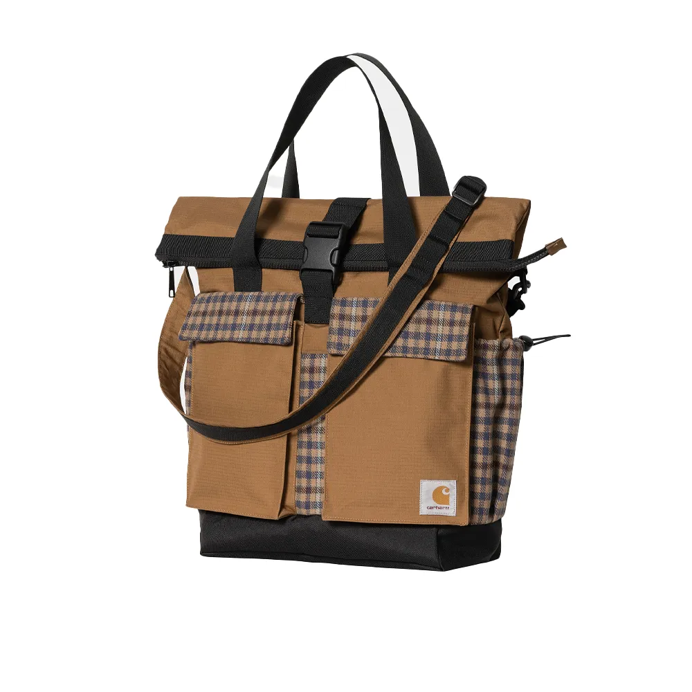 Carhartt Wip Highbury Tote Bag Hamilton Brown / Asher Check / Jasper I030870-03