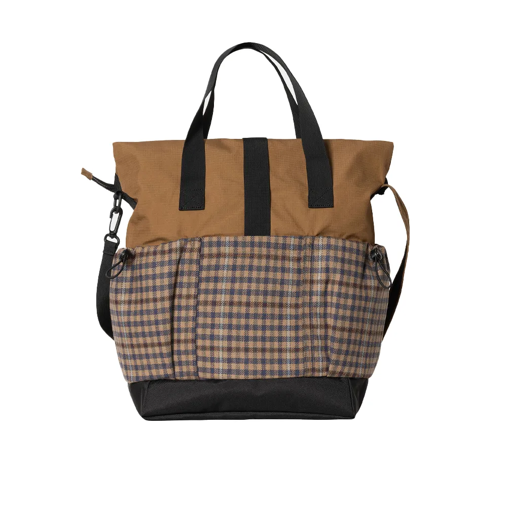 Carhartt Wip Highbury Tote Bag Hamilton Brown / Asher Check / Jasper I030870-03