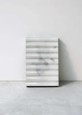 carrara marble soap dish