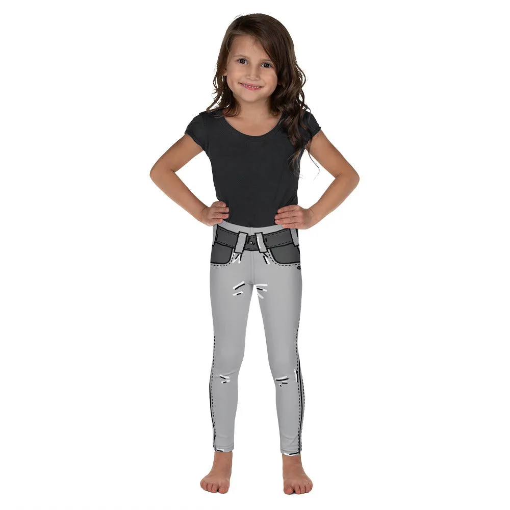 Cartoonized Monochrome Kid's Leggings