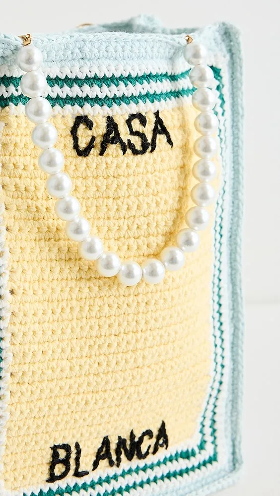 Casablanca   Cotton Mini Crochet Bag 
