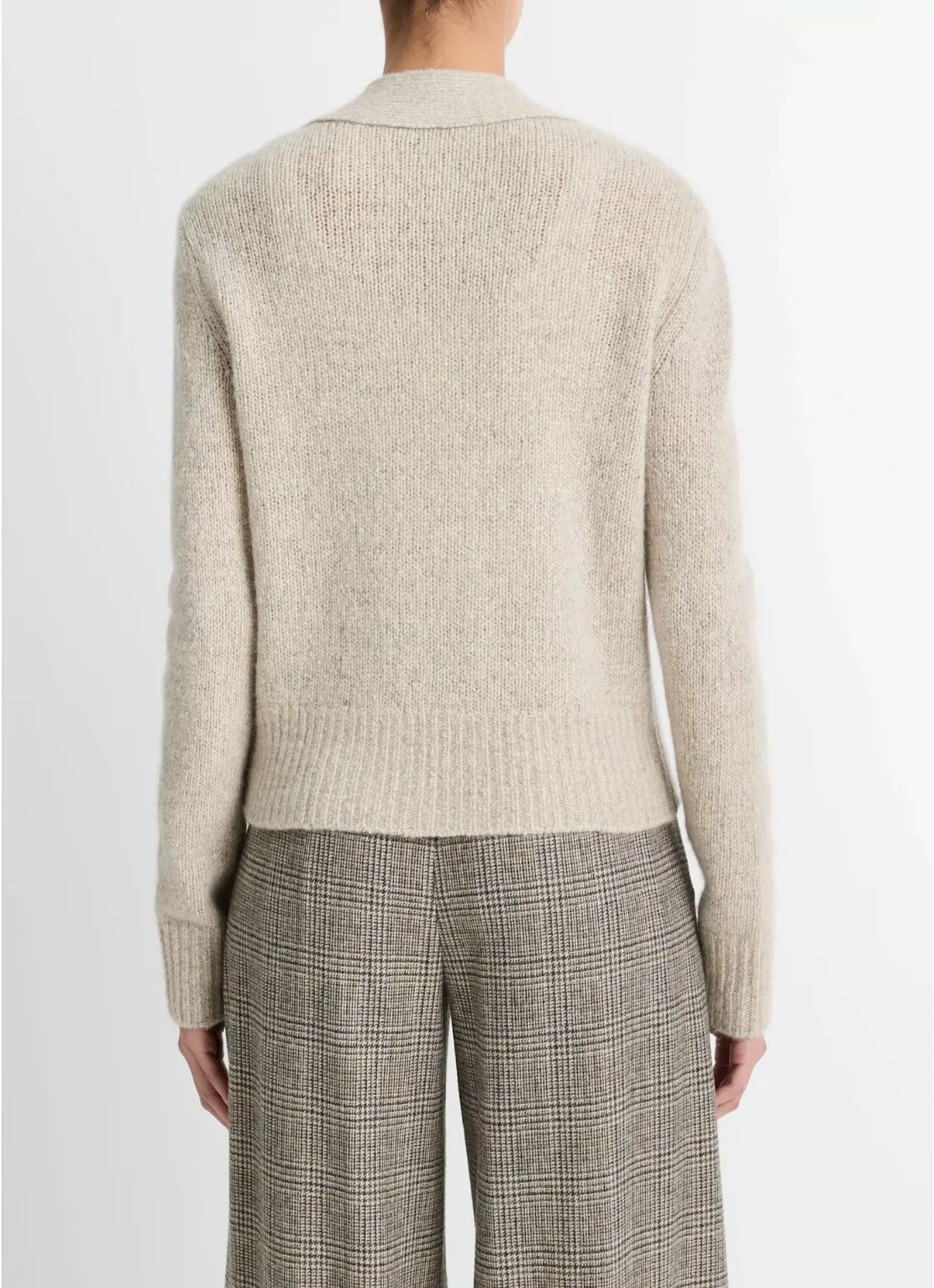 Cashmere Donegal Cardigan - Biscuit