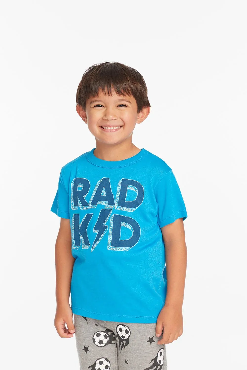 Chaser Rad Kid Shirt in Blue Danube