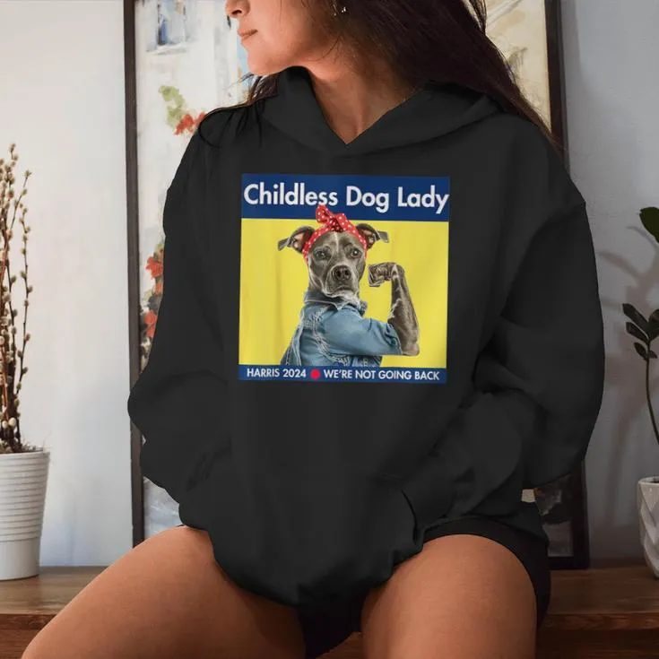 Childless Dog Lady Votes Women Hoodie