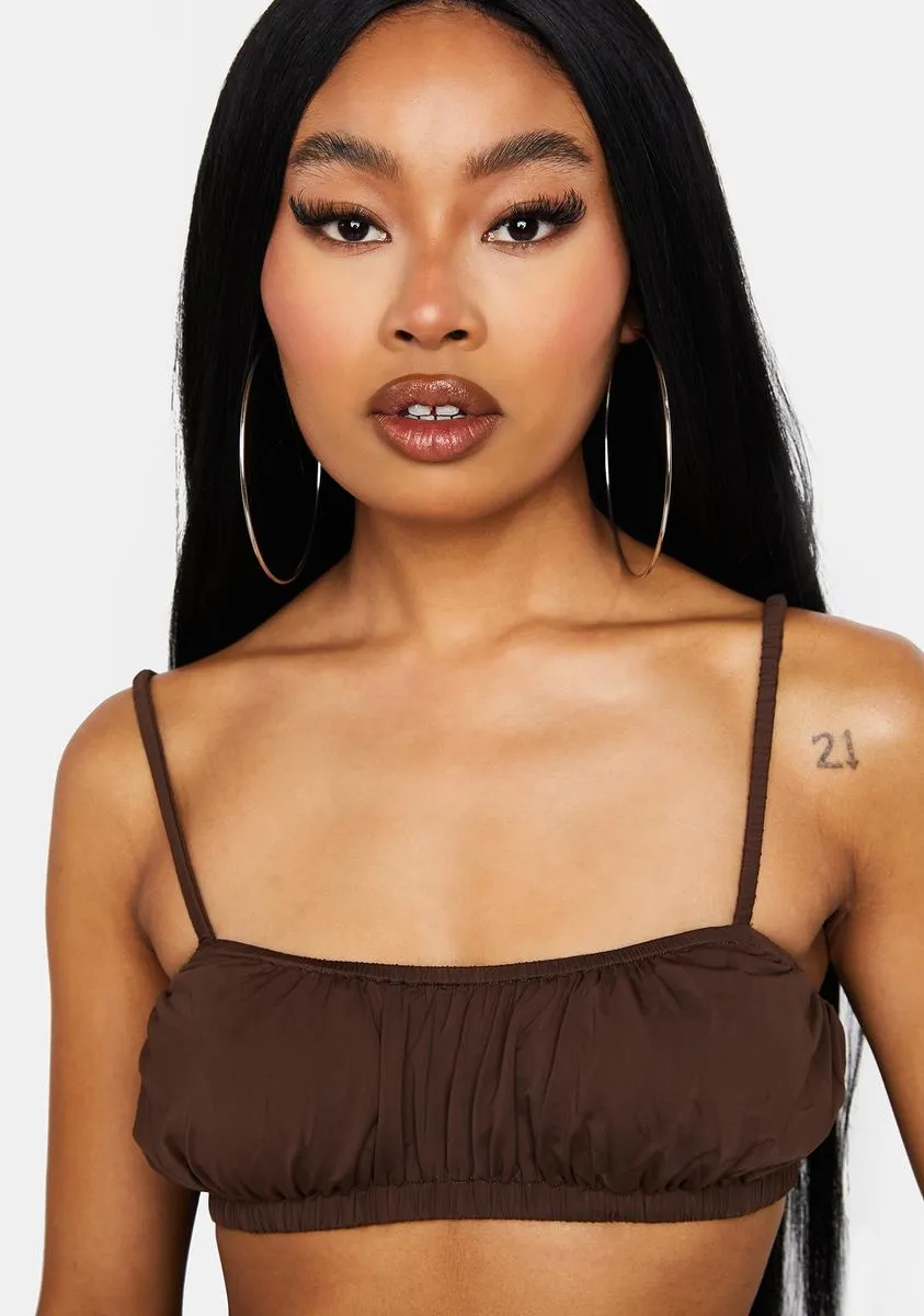 Chocolate Hawthorne Bikini Top-