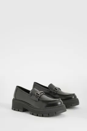 Chunky T Bar Loafers