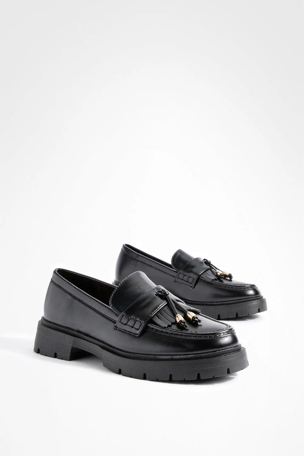 Chunky Tassel Detail Loafers