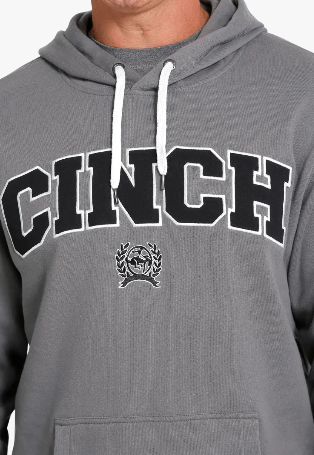 Cinch Mens Logo Pullover Hoodie