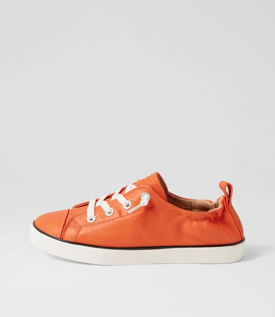 COLORADO Epic Orange Leather Sneakers