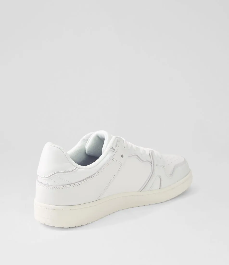 COLORADO Retro White Leather Sneakers