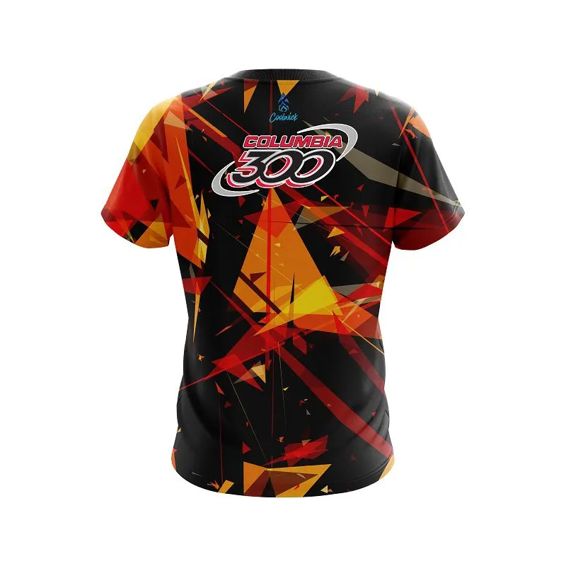 Columbia 300 Shattered Shapes CoolWick Bowling Jersey