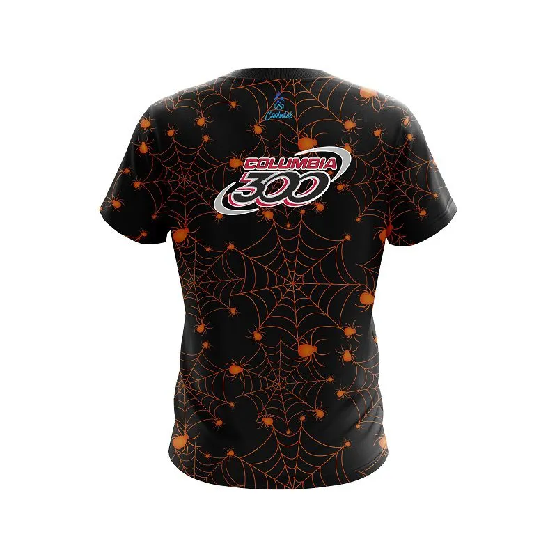 Columbia 300 Spider Web Madness CoolWick Bowling Jersey