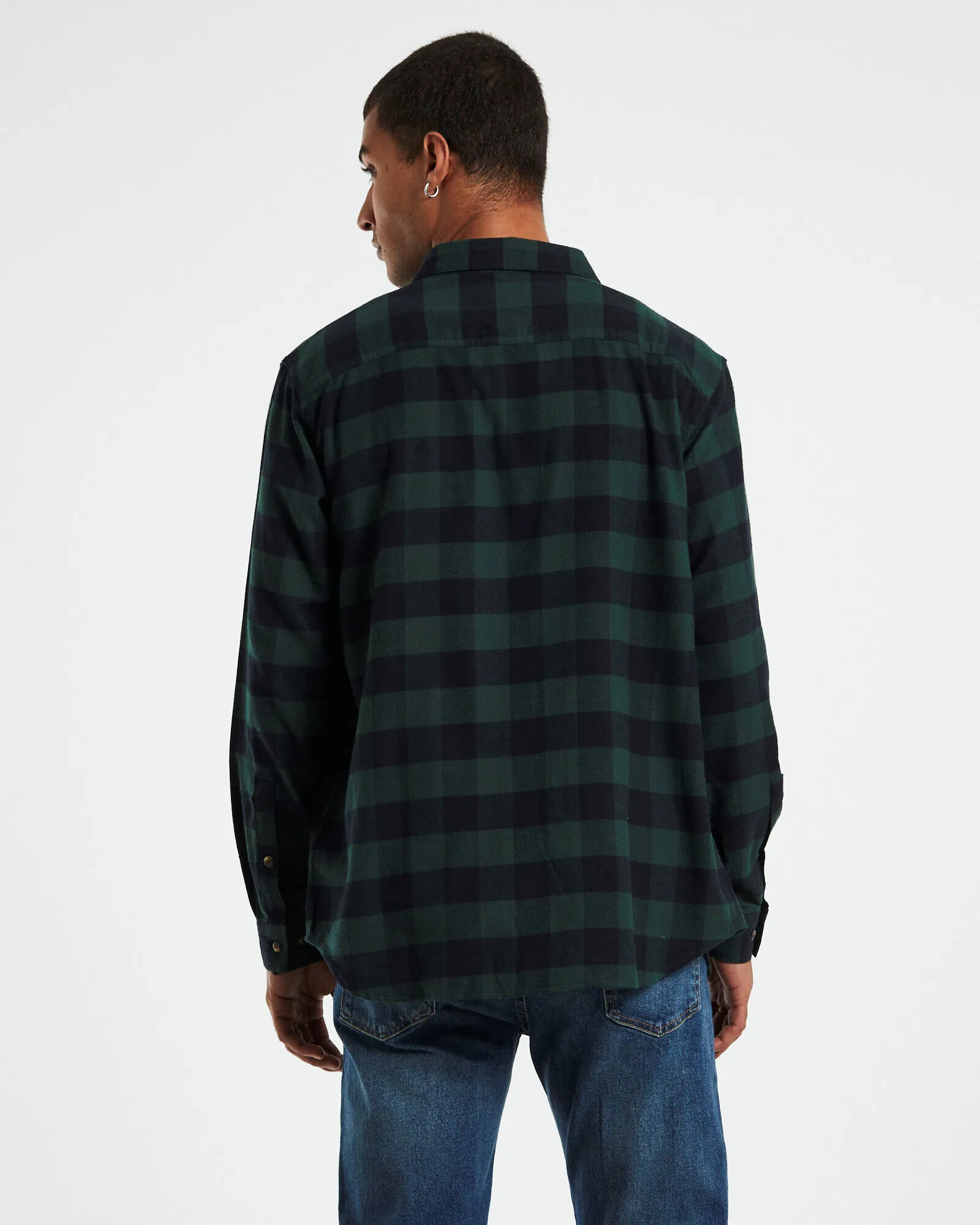 Columbia Cornell Woods Flannel Long Sleeve Shirt Spruce Green