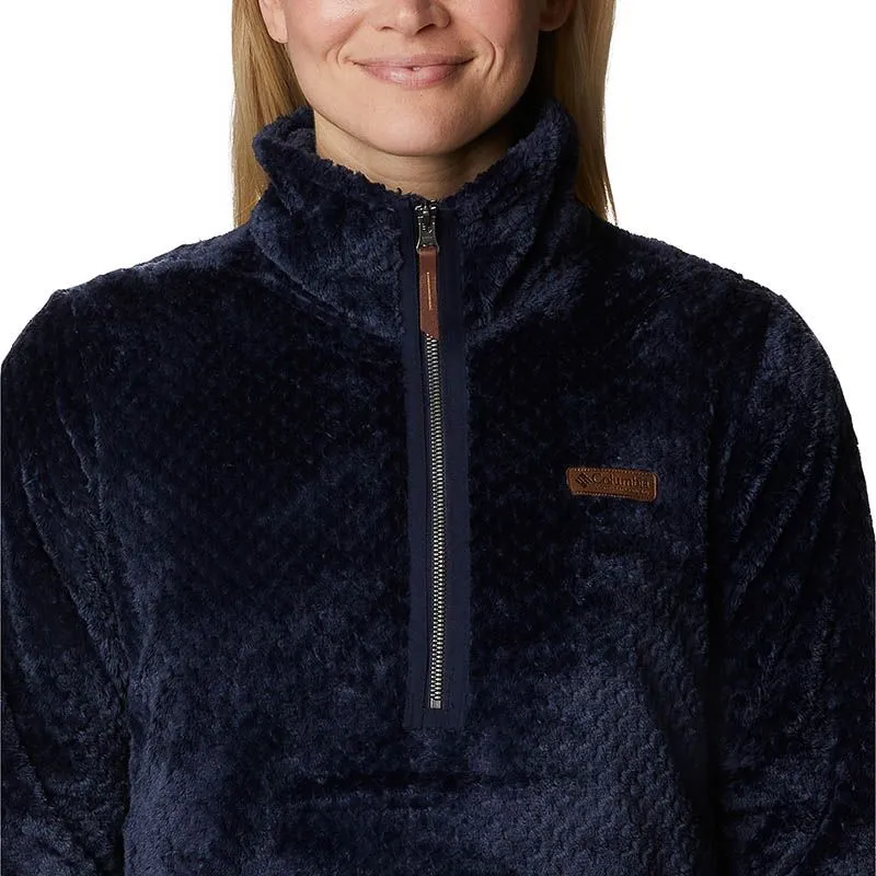 Columbia Women's Fire Side™ Sherpa 1/4 Zip Fleece Dark Nocturnal