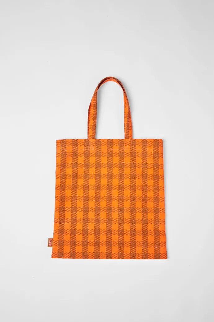 ConMigo Orange and beige tote bag