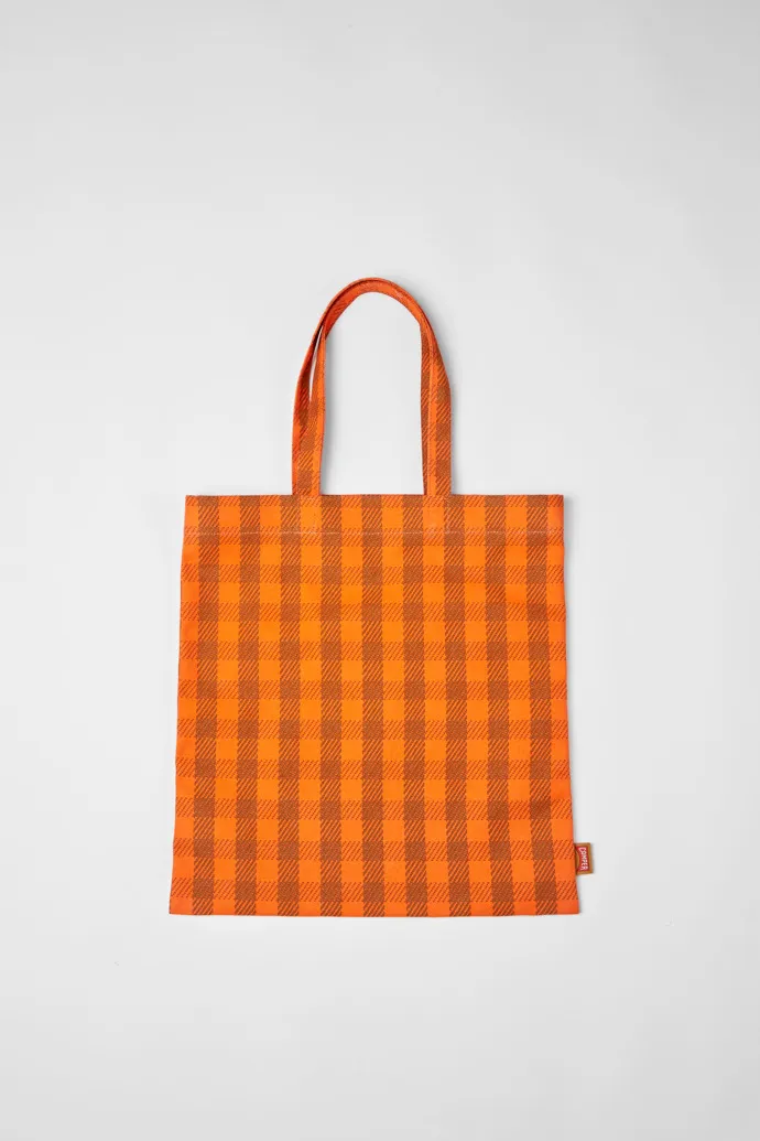 ConMigo Orange and beige tote bag