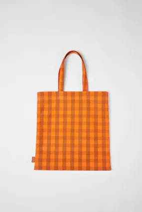 ConMigo Orange and beige tote bag