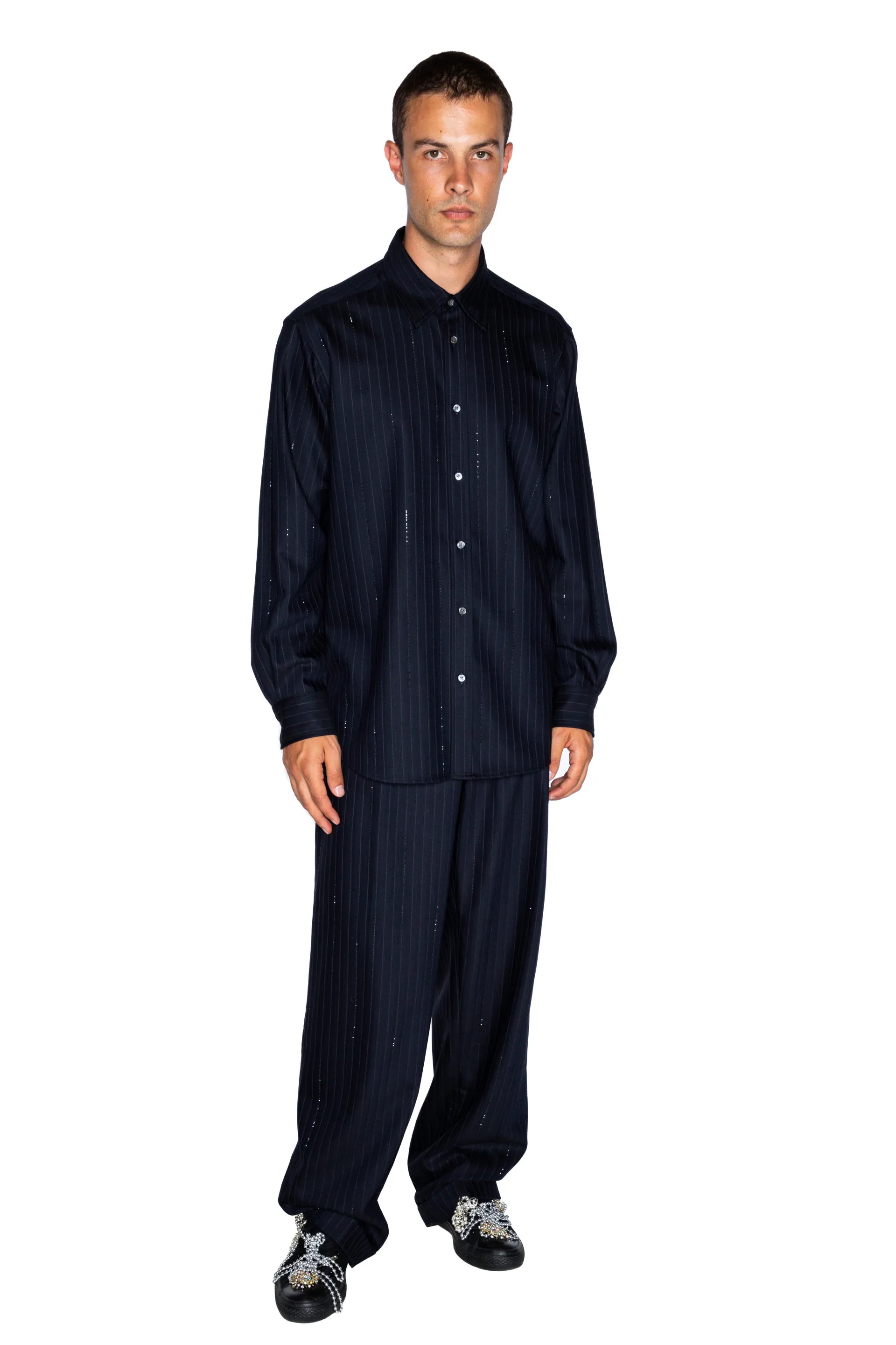 'CRYSTAL PINSTRIPE' CLASSIC SHIRT