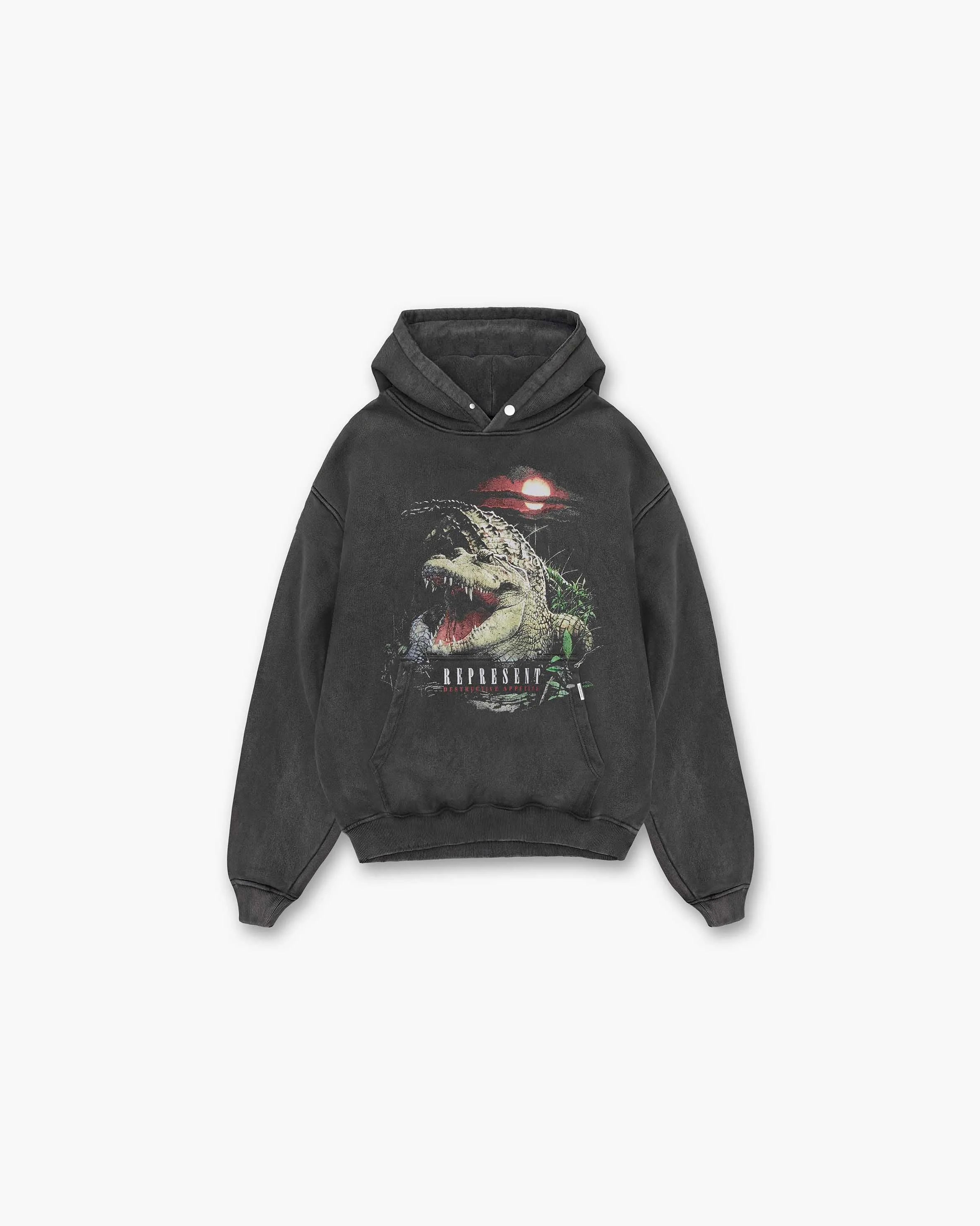 Destructive Appetite Hoodie - Vintage Grey