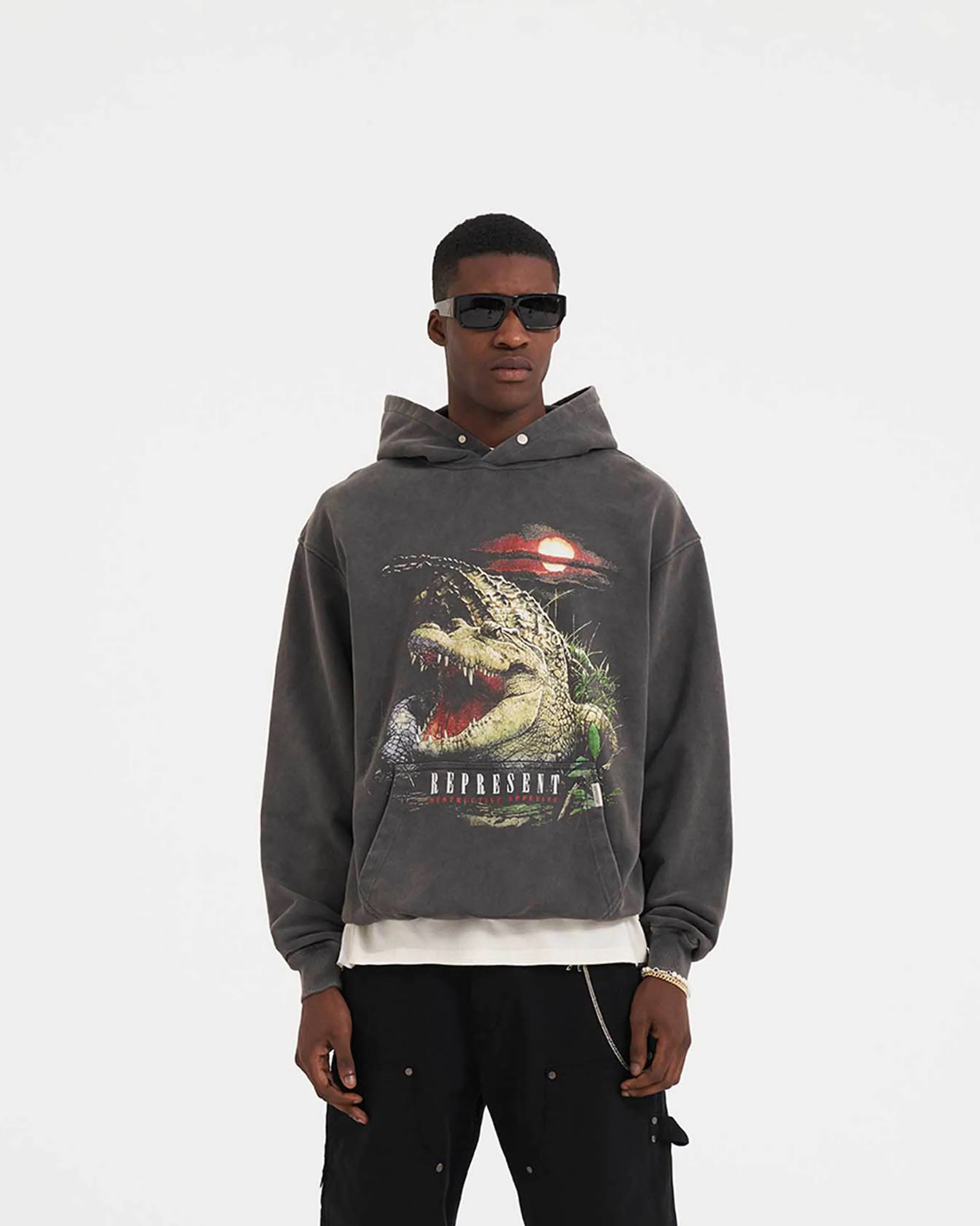 Destructive Appetite Hoodie - Vintage Grey