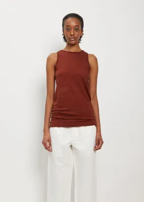 DTV Linen Tank Top — Red