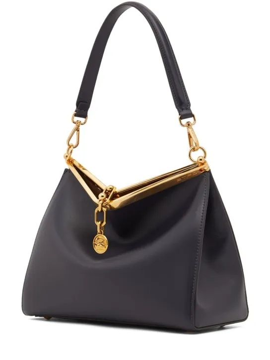 Etro   Medium Vela leather shoulder bag 