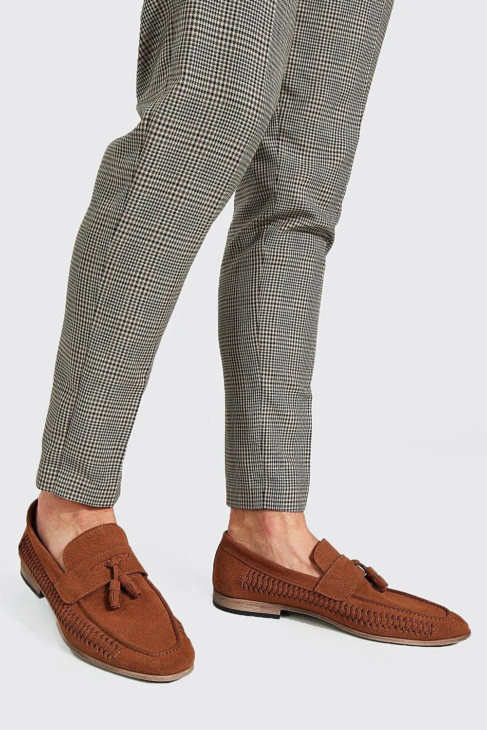 Faux Suede Open Loafer | boohooMAN UK