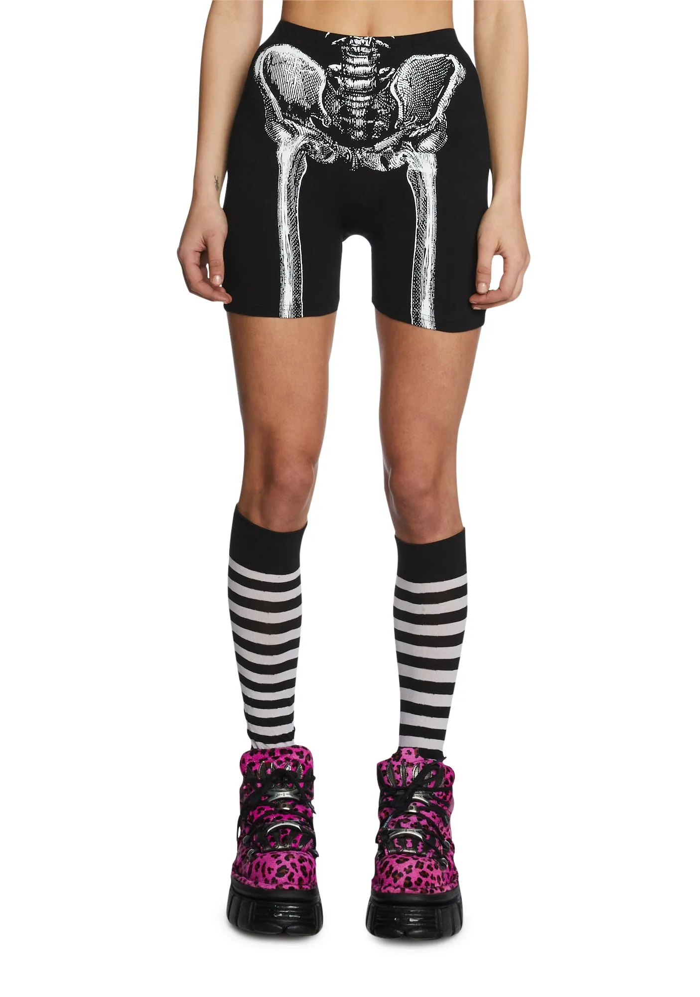 Freaky Frakture Skeleton Shorts-