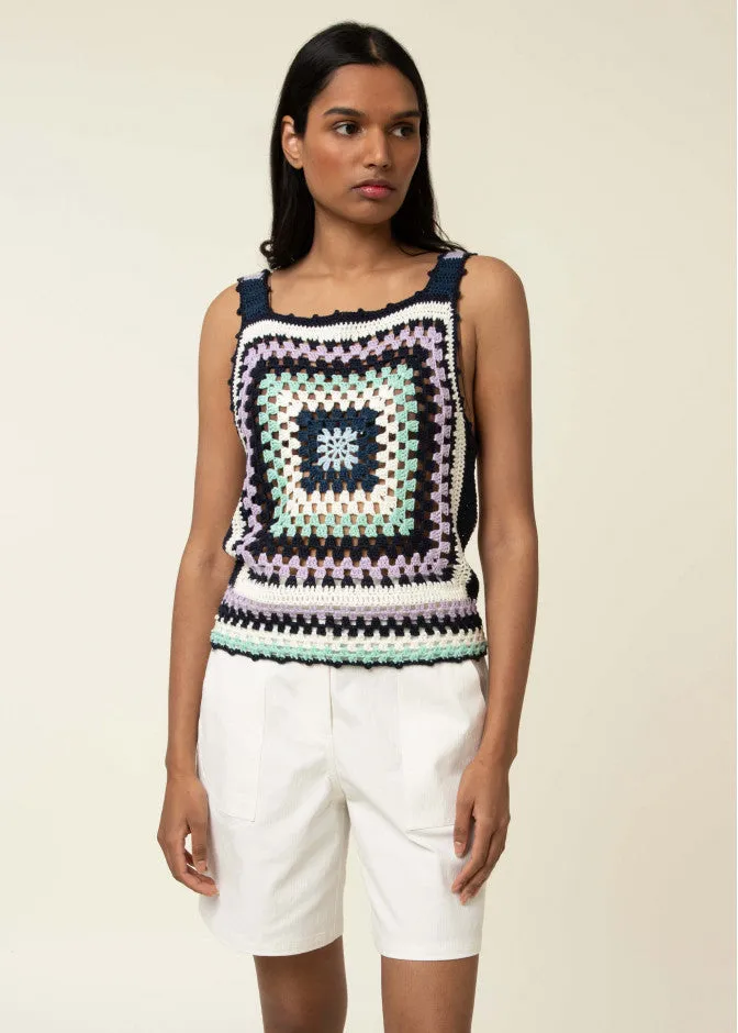     FRNCH     Vest Ms23-41 Alexyane Turquoise