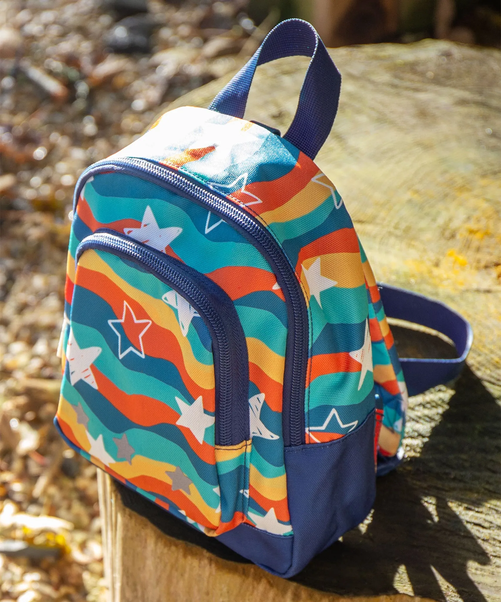 Frugi Little Adventurers Backpack - Wavy Stars