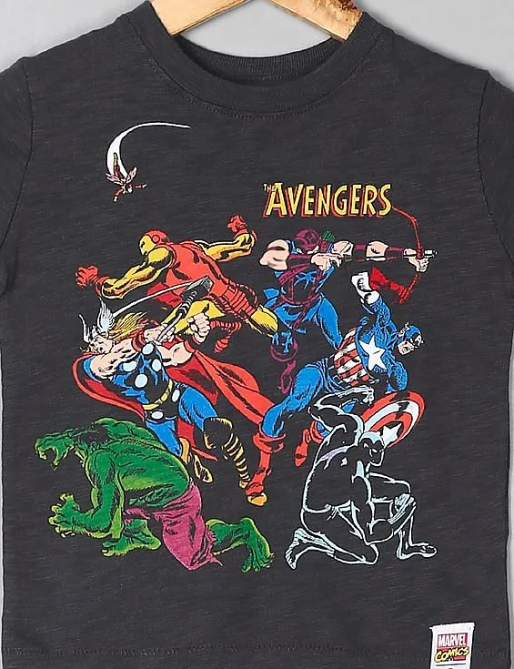 GAP Boys Black Marvel© Graphic T-Shirt