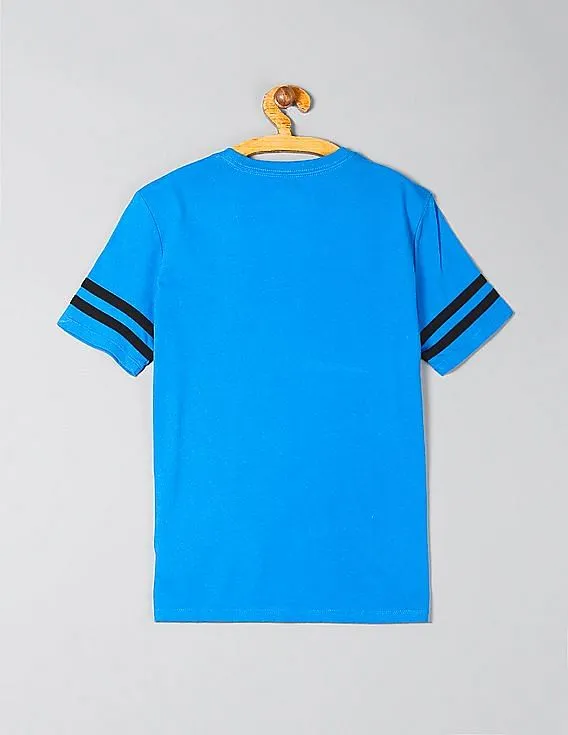 GAP Boys Blue Marvel© Graphic Short Sleeve T-Shirt