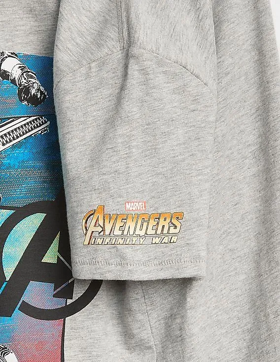 GAP Boys Grey Marvel© Graphic T-Shirt