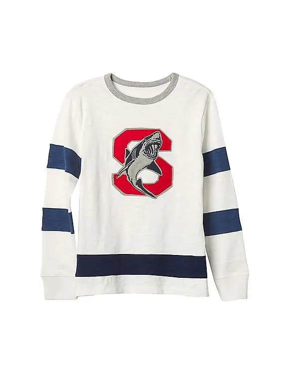 GAP Boys White Team Spirit Hockey Jersey