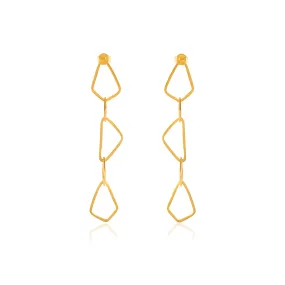 Geometric Link Statement Earrings