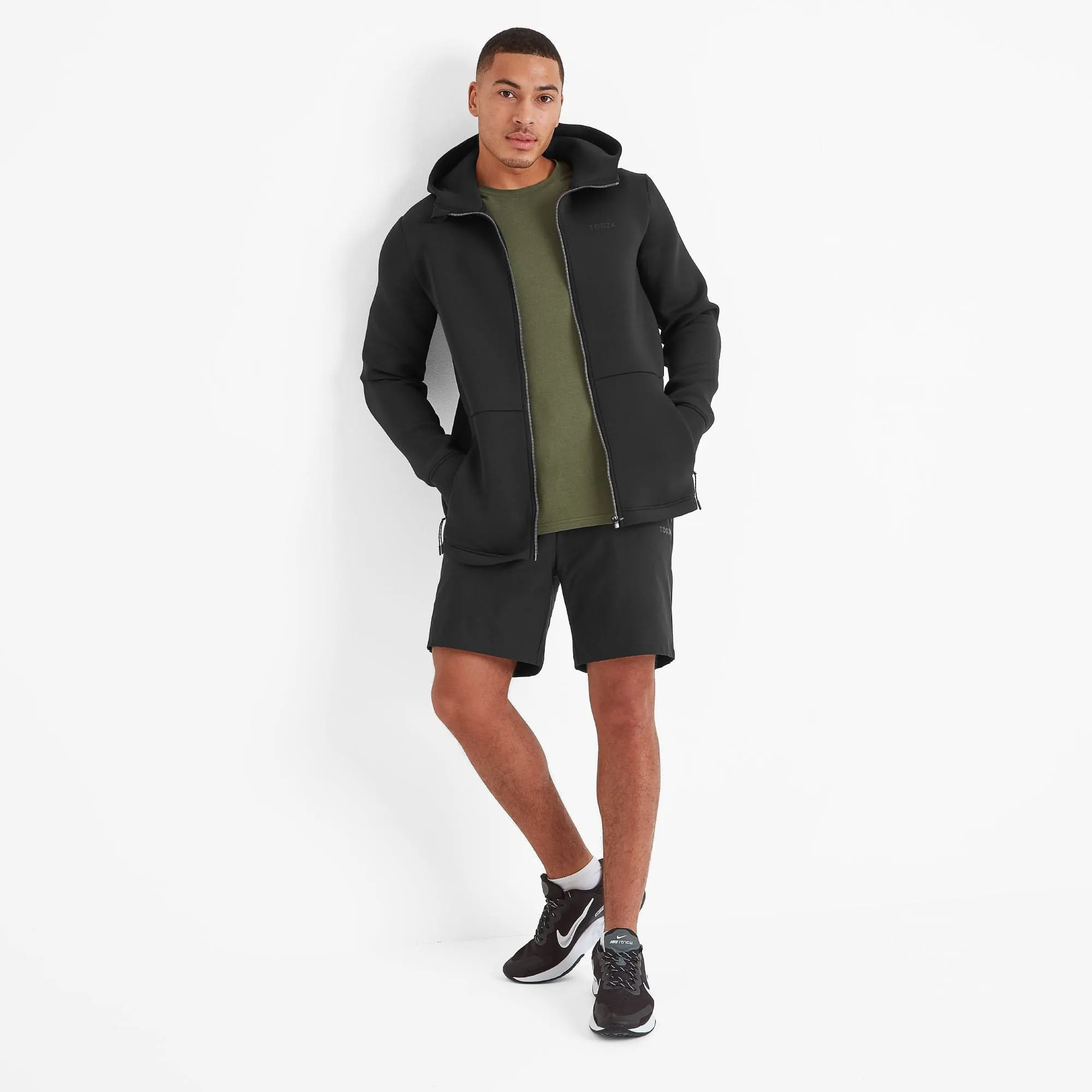 Glide Mens Tech Hoodie  - Black