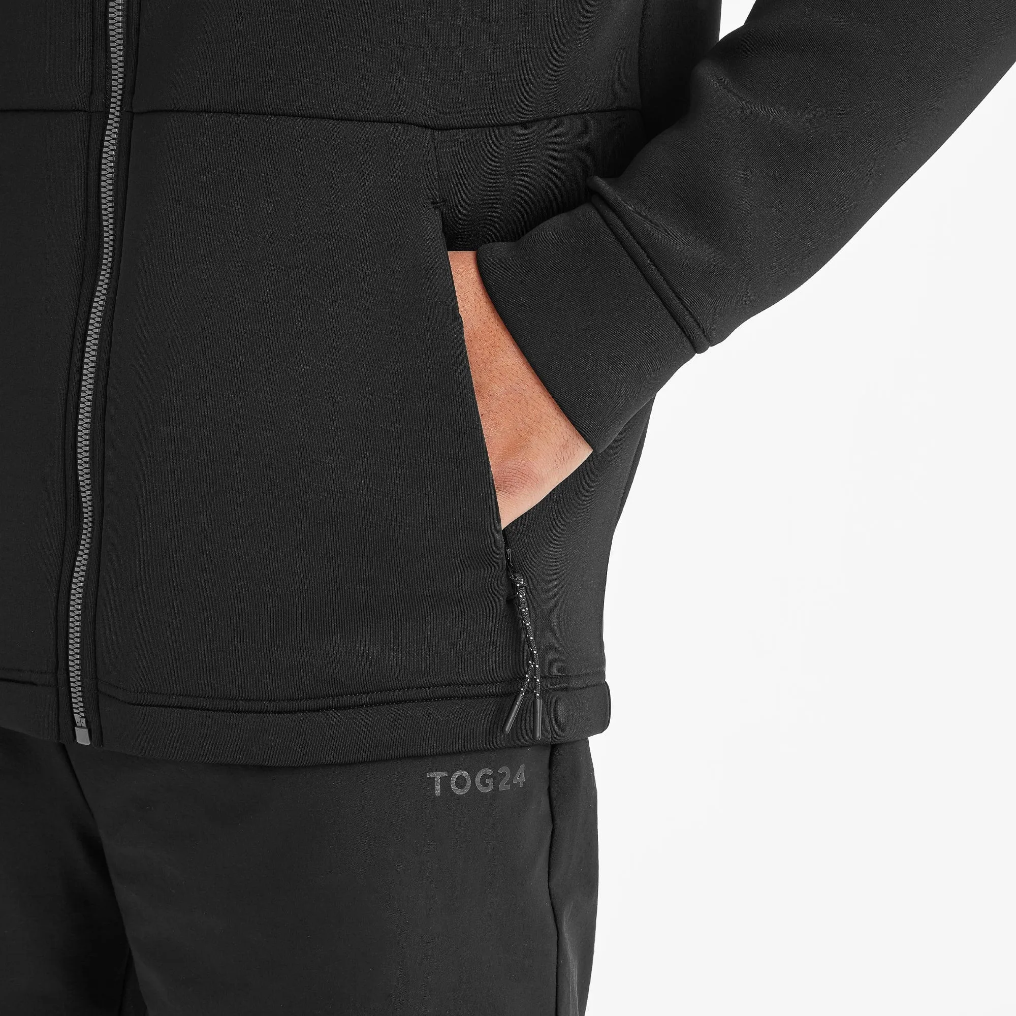 Glide Mens Tech Hoodie  - Black