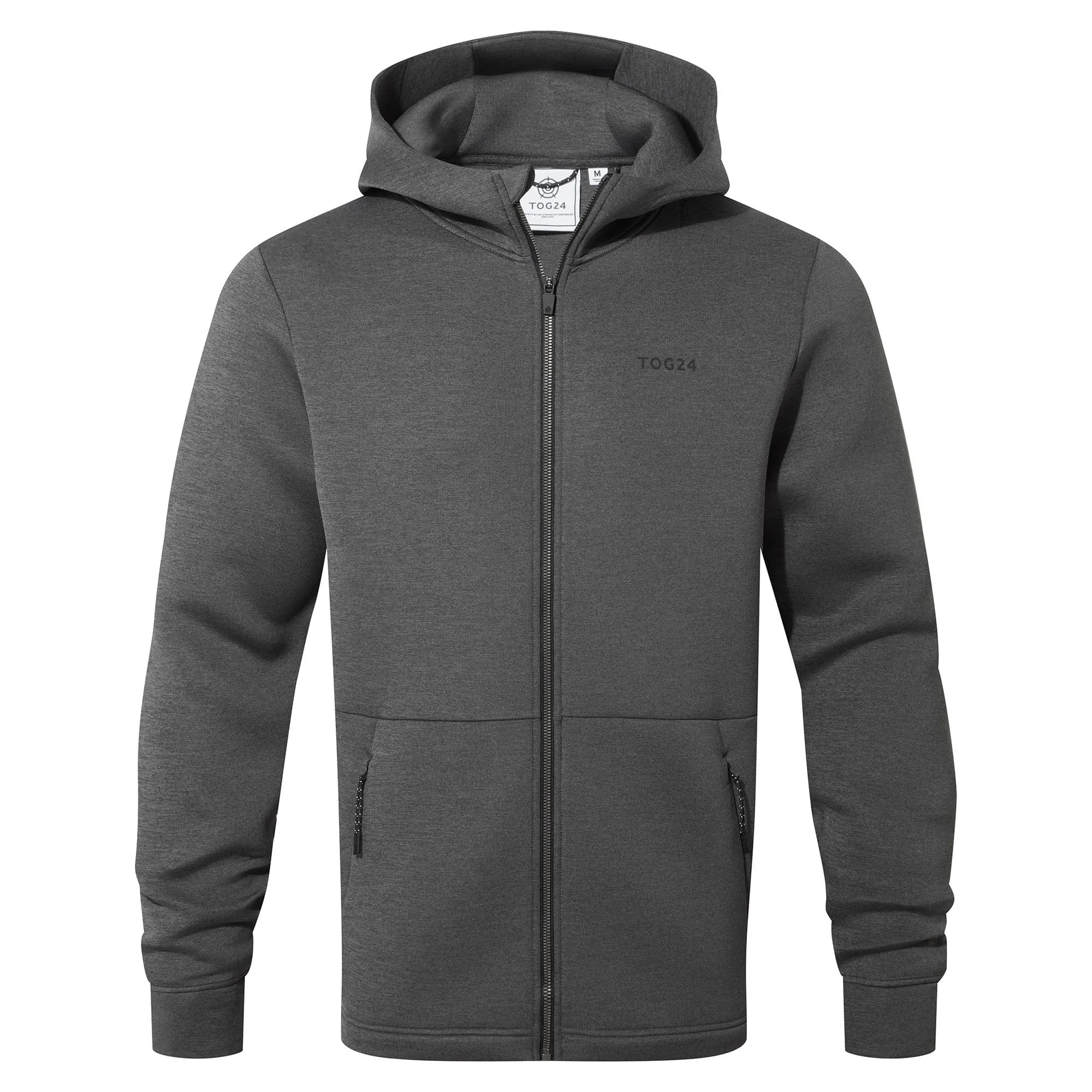 Glide Mens Tech Hoodie - Grey Marl