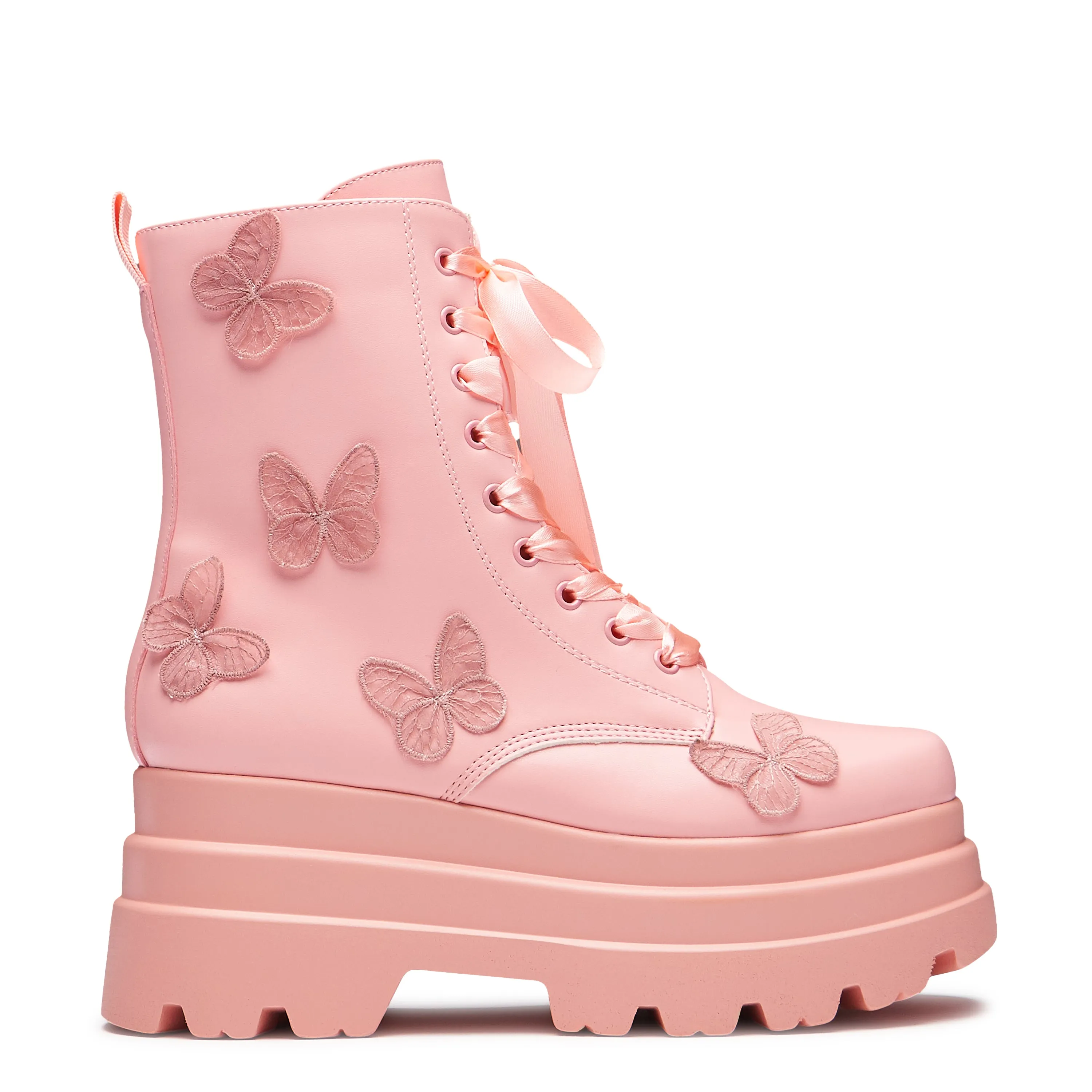 Good Fairy Queen Butterfly Boots - Pink