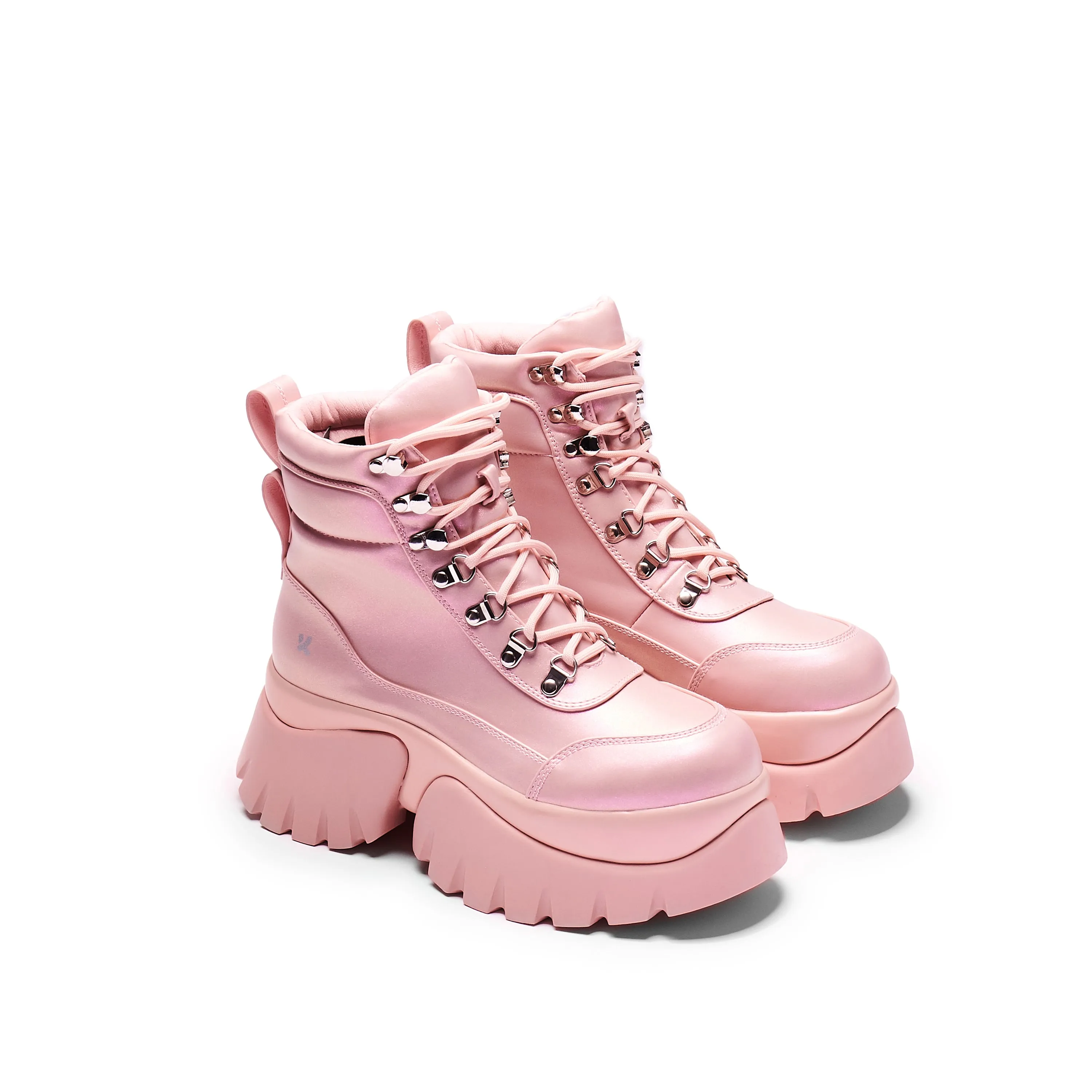 Gooey Bubblegum 'Monster' Platform Boots