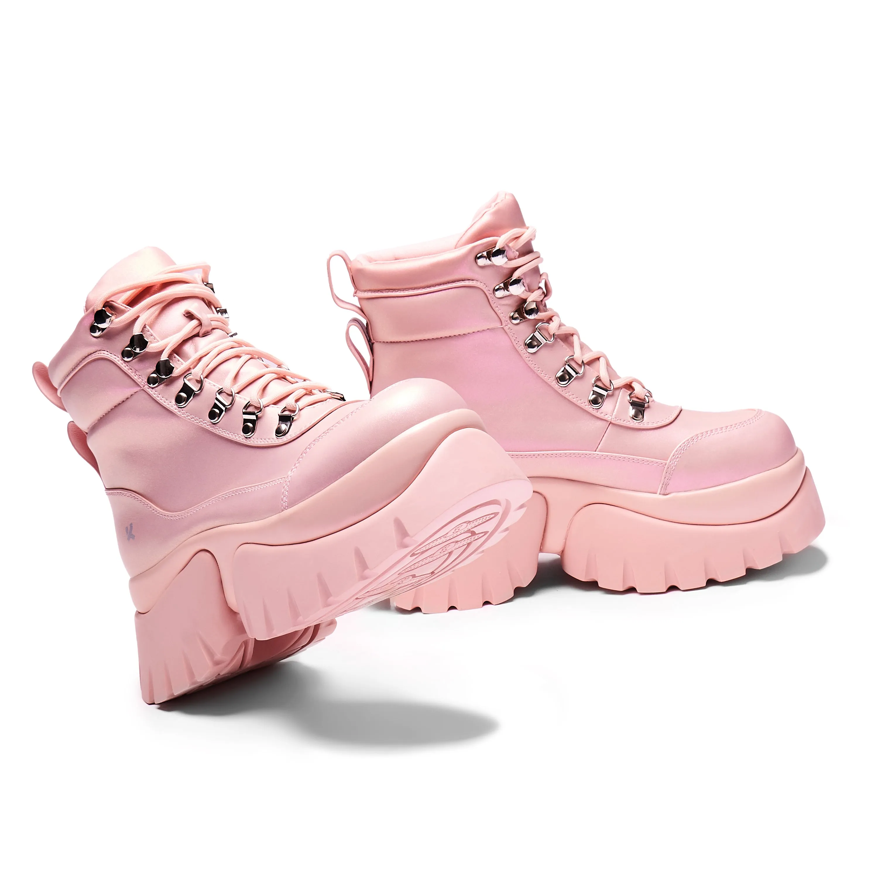 Gooey Bubblegum 'Monster' Platform Boots