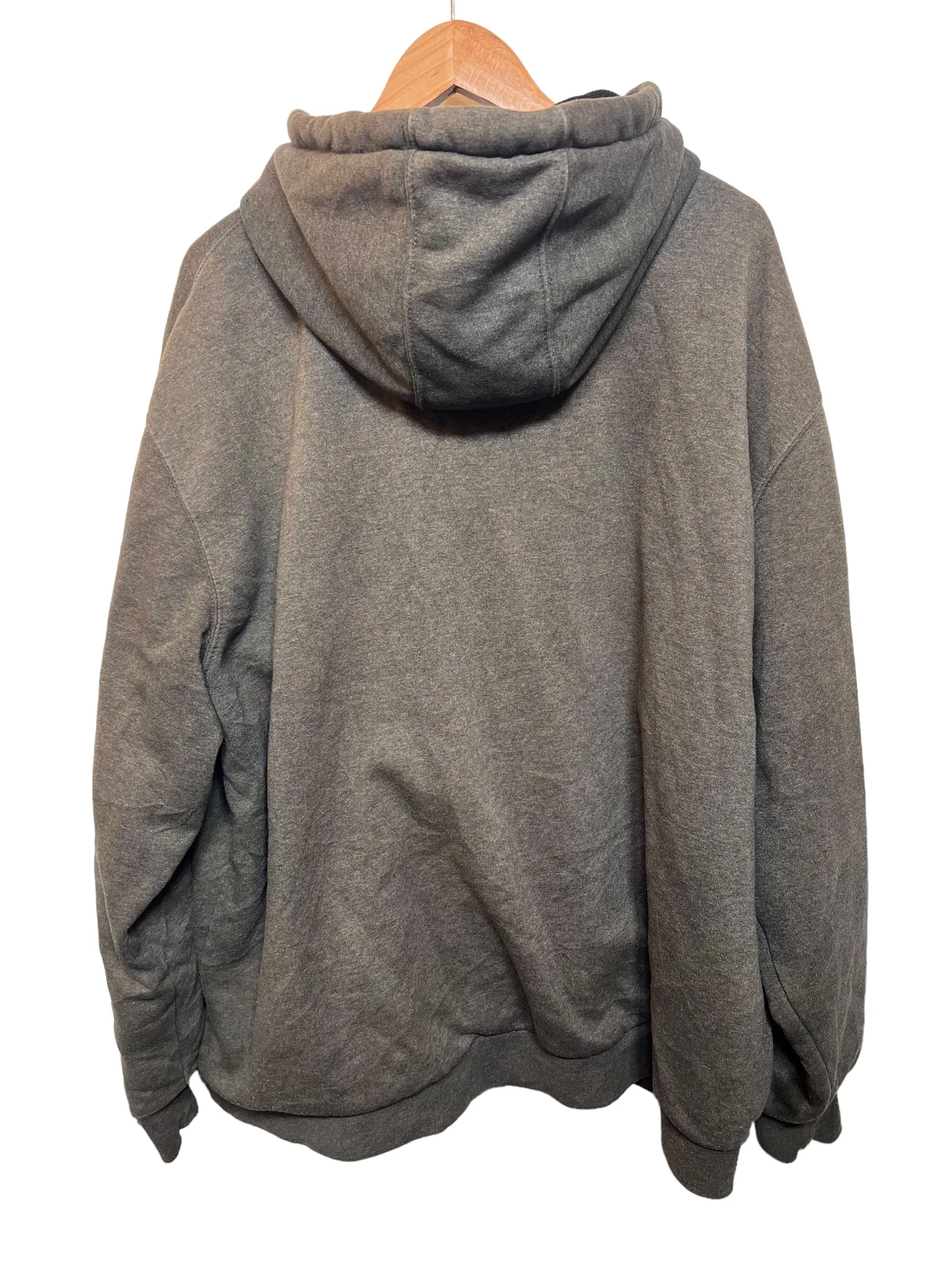 Grey Carhartt Zipped Hoodie (Size XXL)