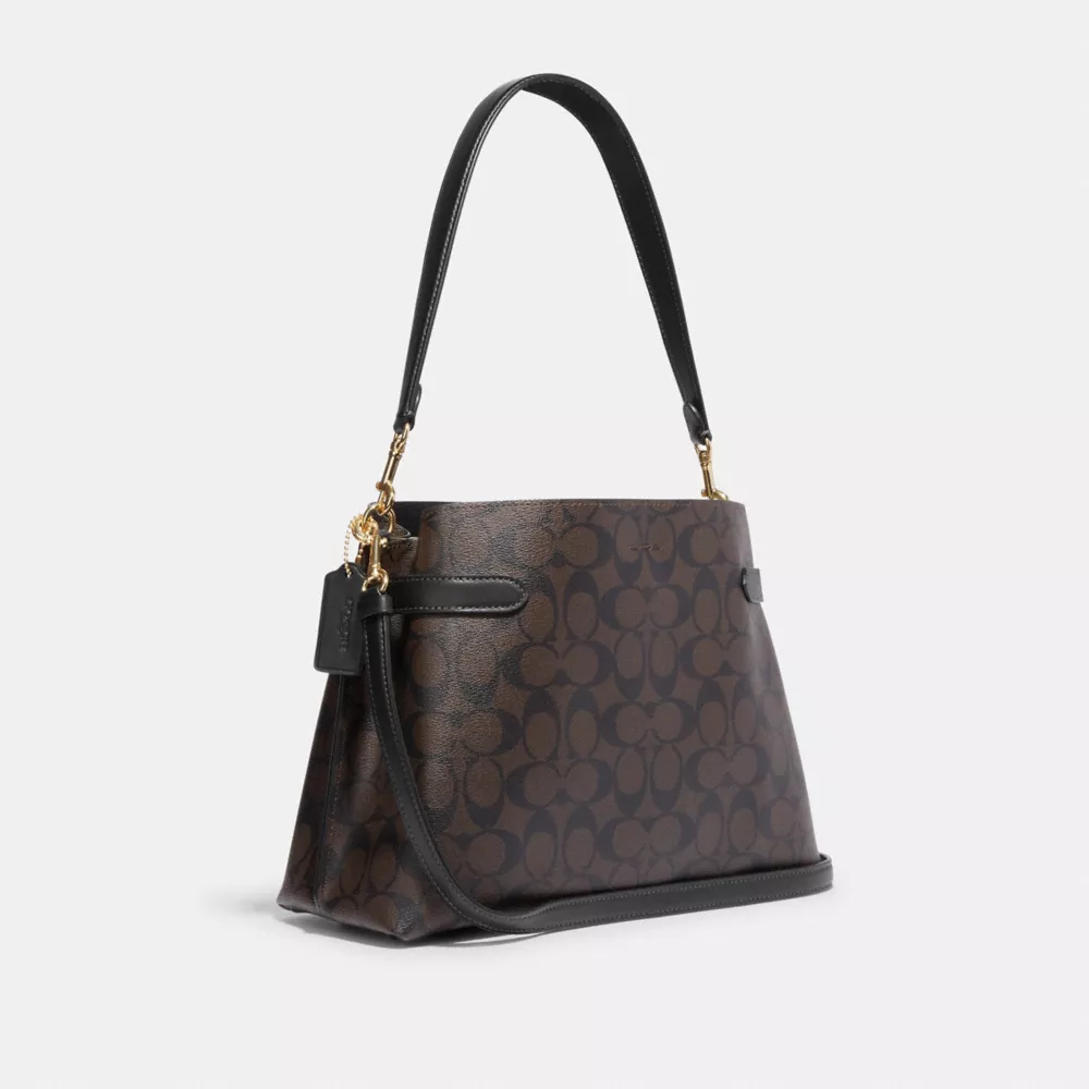 Hanna Shoulder Bag In Signature Canvas