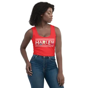 HARLEM --> RED Crop Tank Top