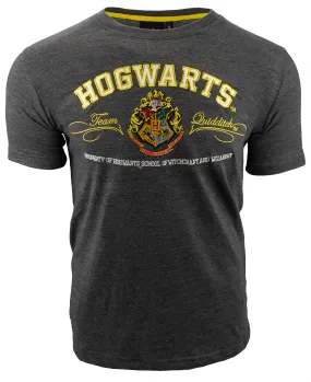 Harry Potter Embroidery T-Shirt - Hogwarts