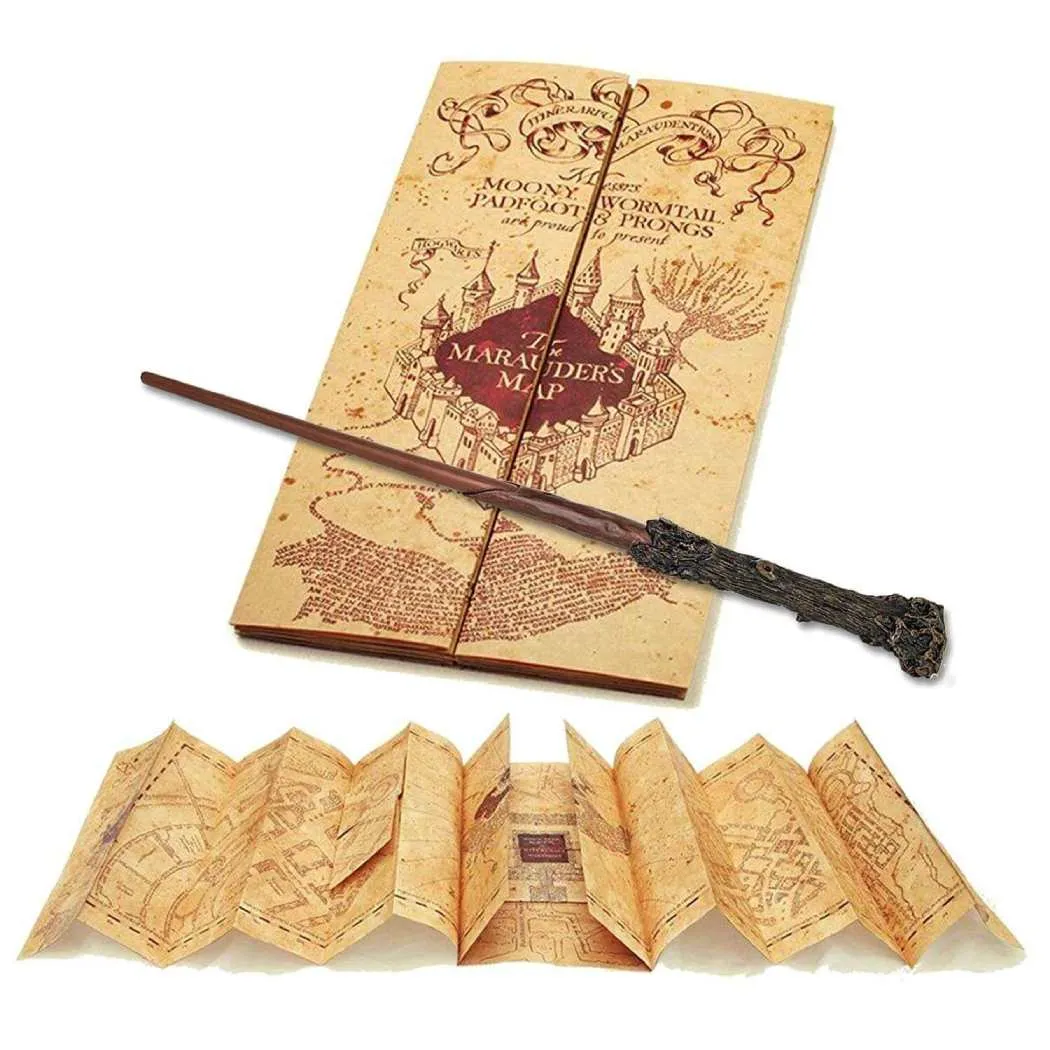 Harry Potter Wand & Marauder's Map