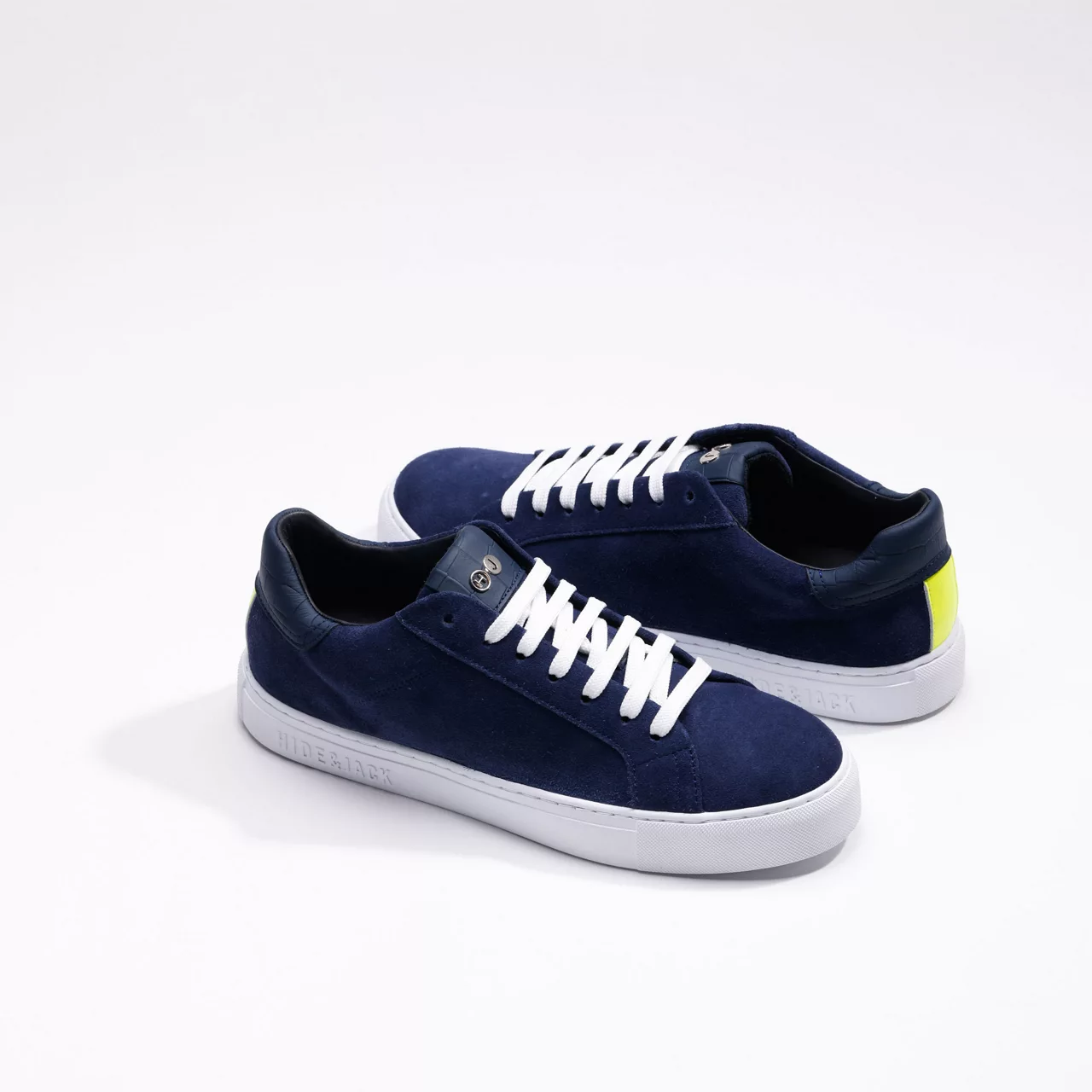 HIDE AND JACK Oil Suede Trainers - Navy