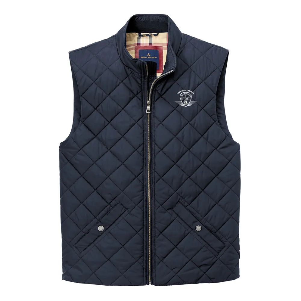 High Quality Blues Brooks Brothers Quilted Vest (Men)